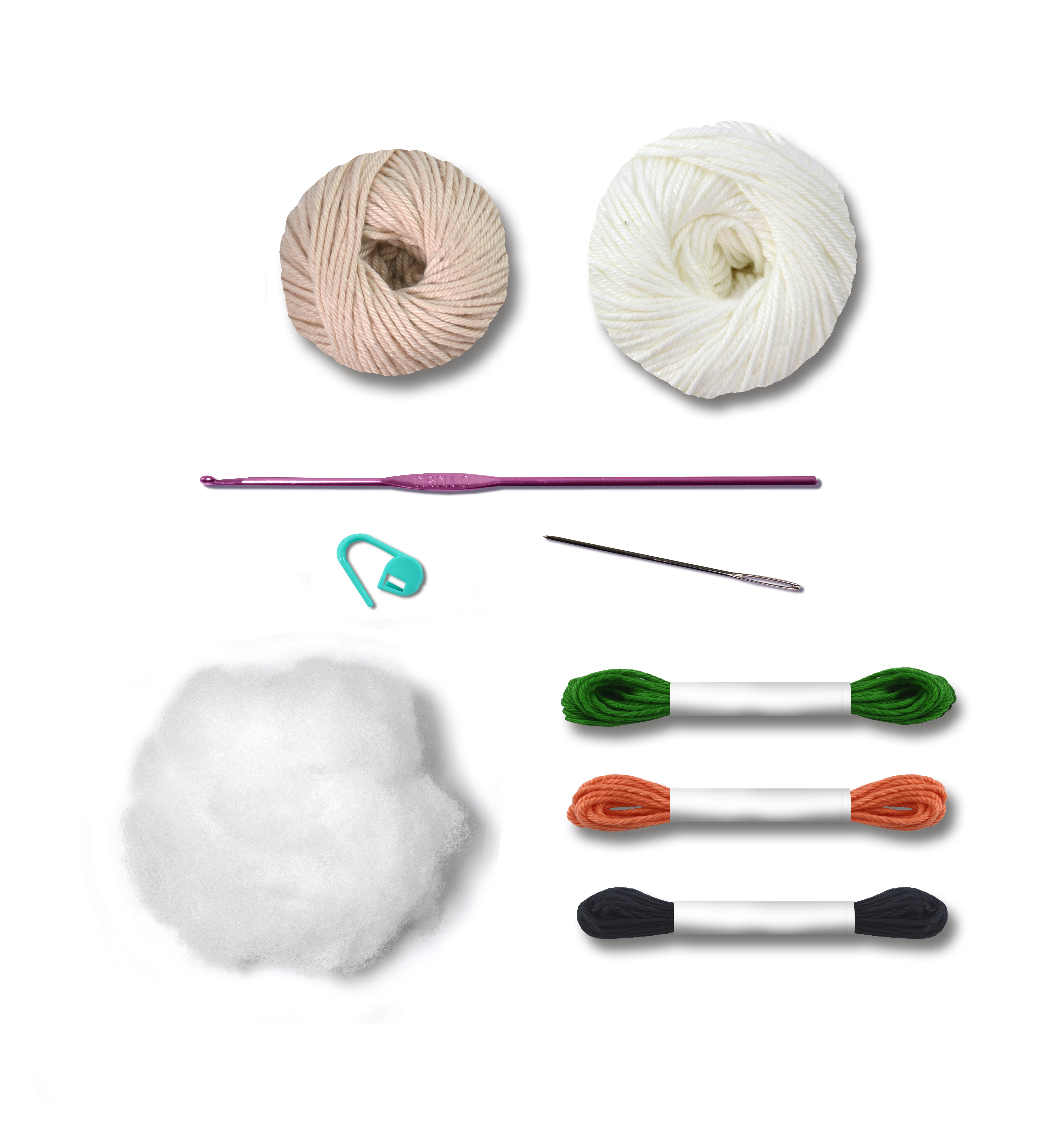 Набор для вязания крючком CHRISTMAS Snowman  (100% бавовна) 4