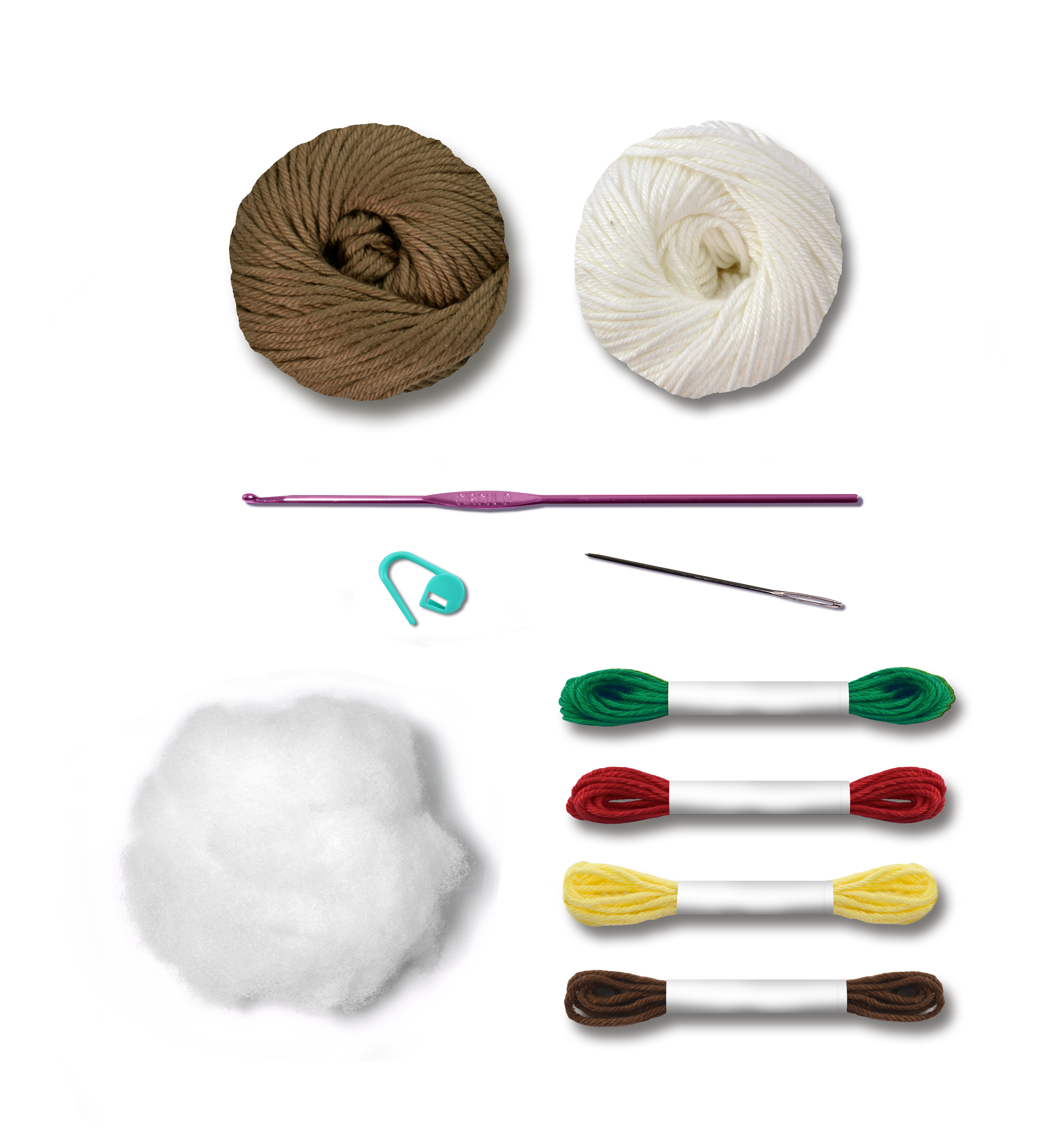 Набор для вязания крючком CHRISTMAS  Gingerbread Man (100% бавовна) 3