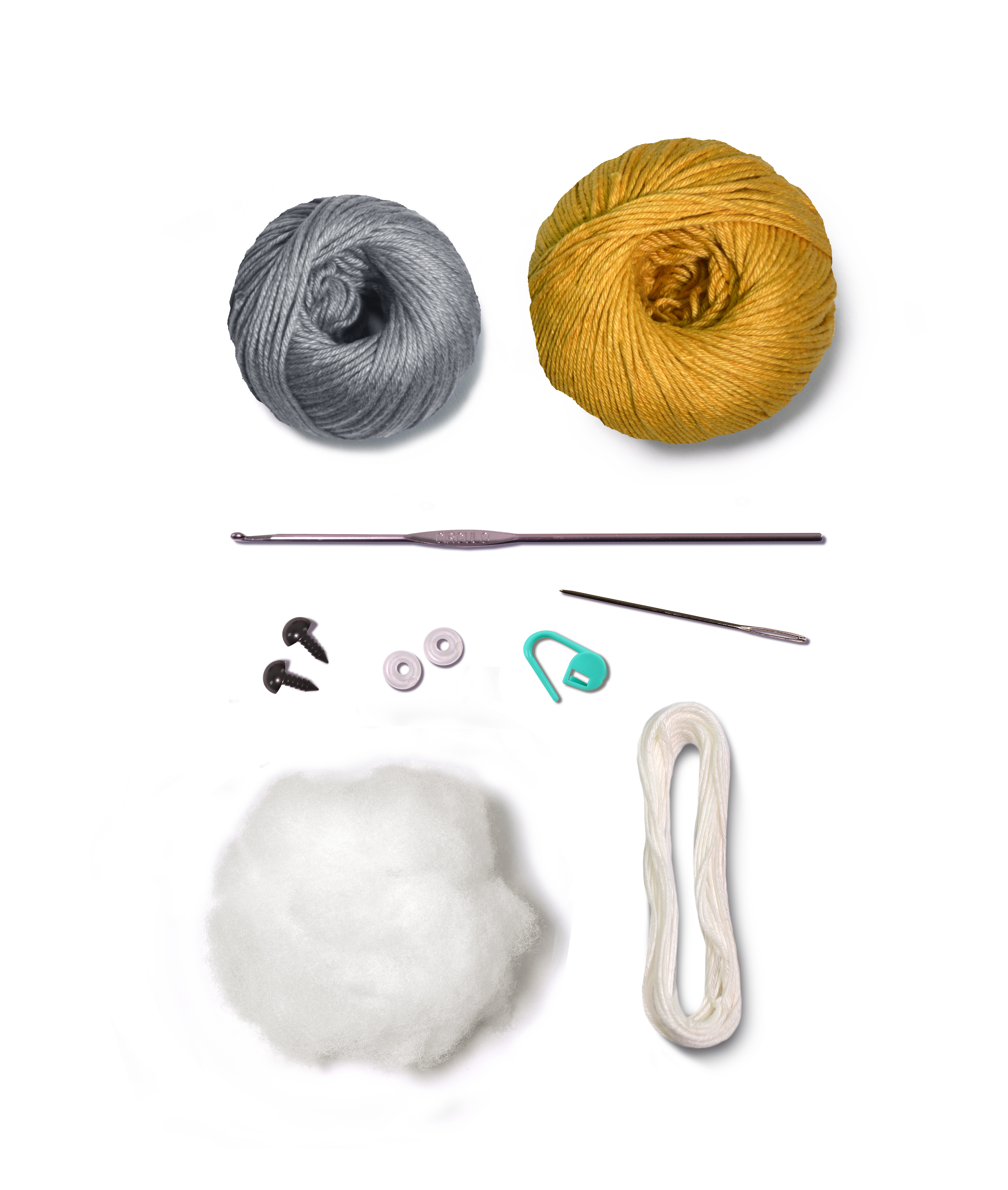 Набор для вязания крючком  DINO Triceratops 3