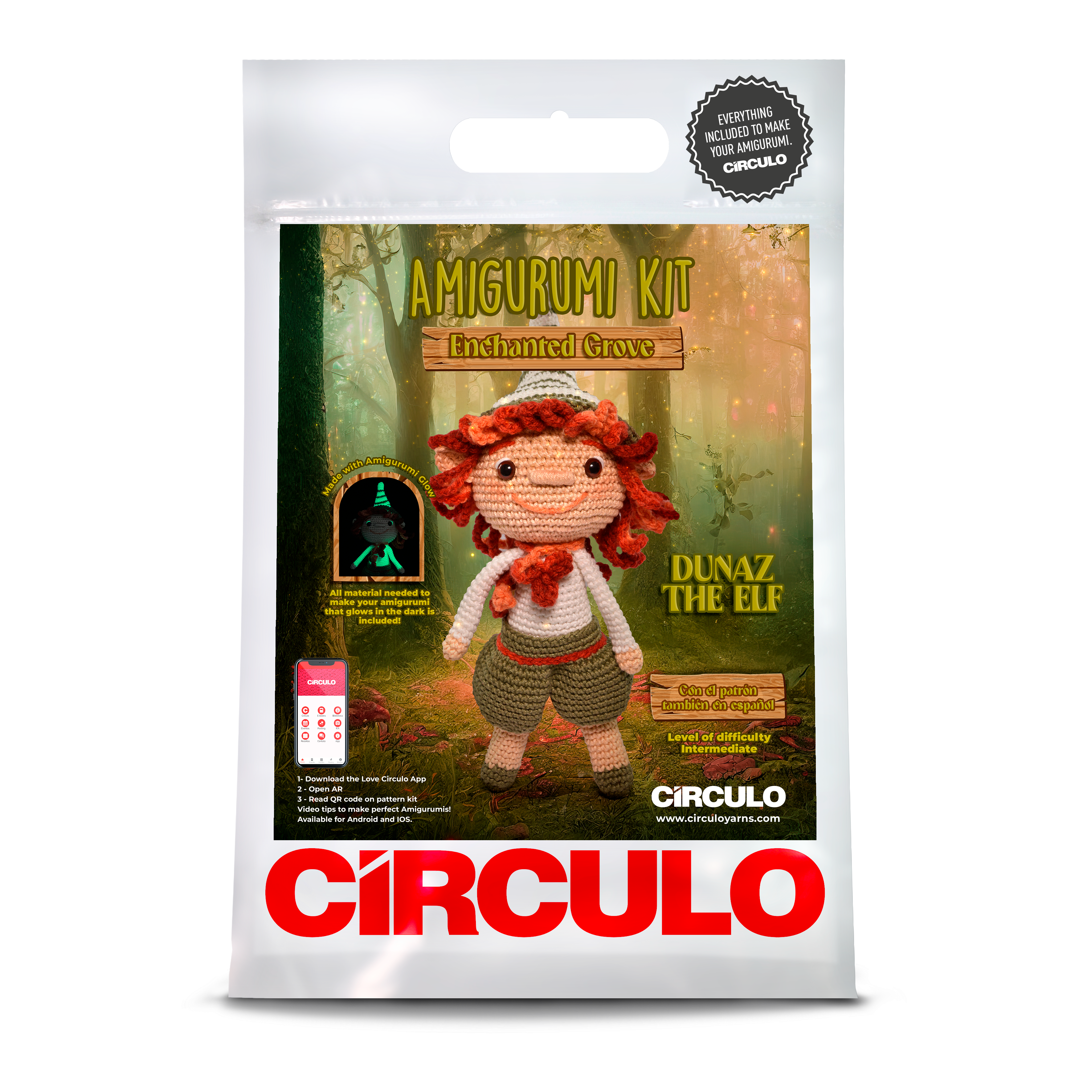 Набор для вязания крючком FOREST  Dunaz the Elf (100% бавовна)