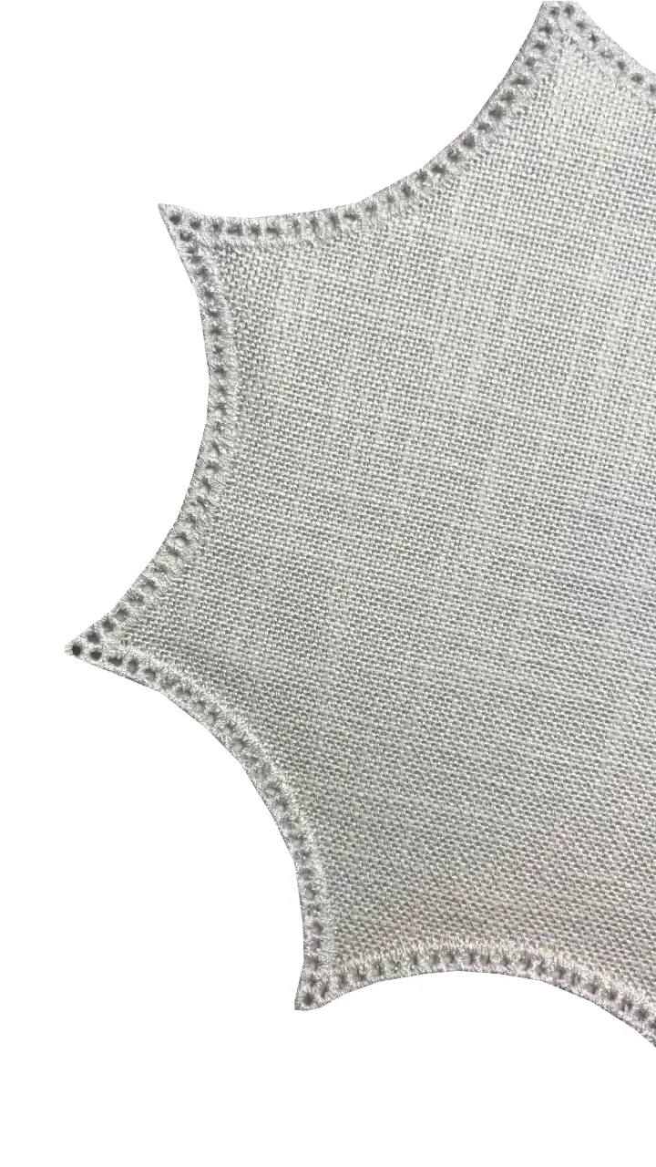 Заготовка для салфетки вязания крючком 20 см*20 см, 7022/100, ZWEIGART 1