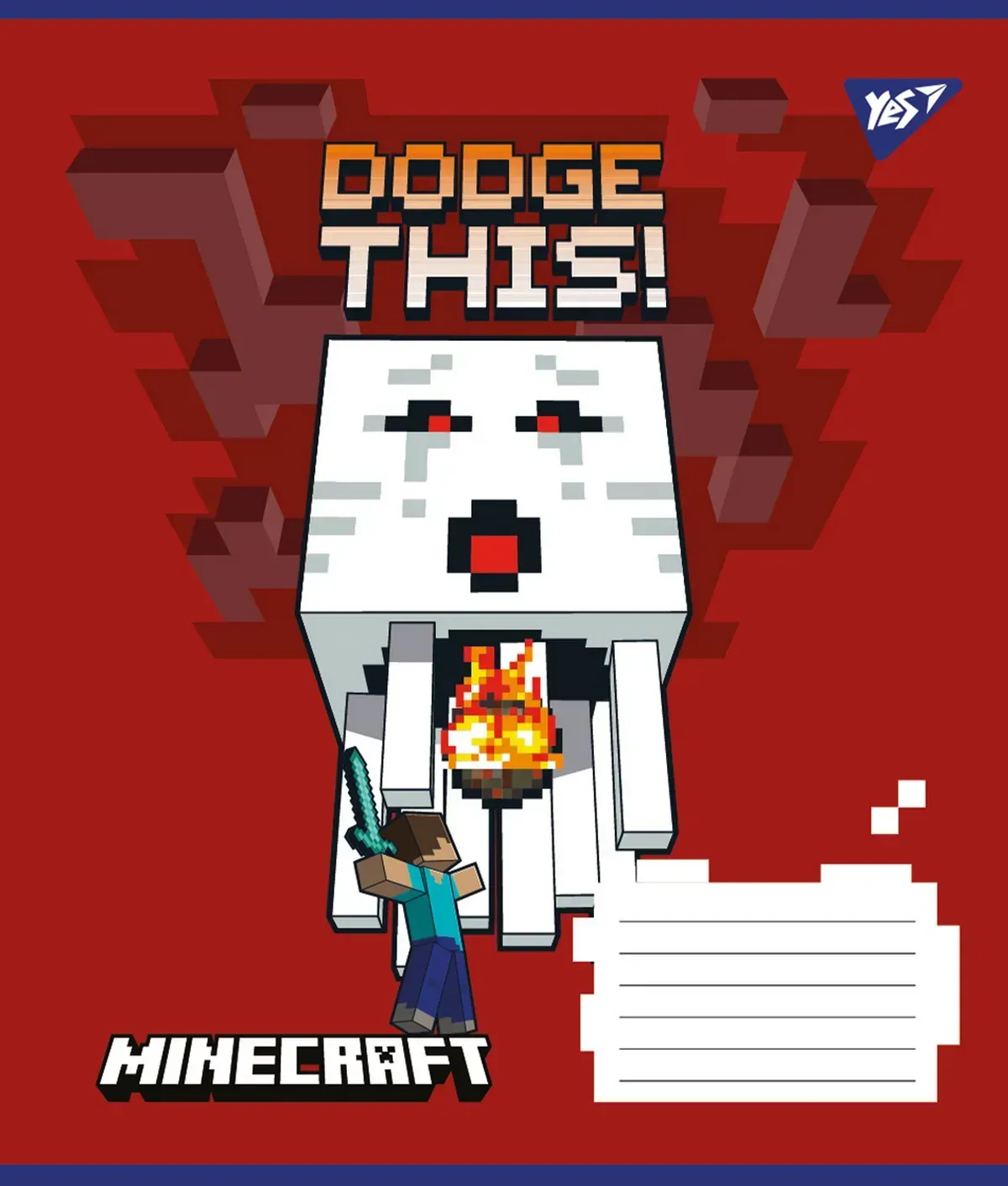 Тетрадь 12 лин. YES Minecraft. Hostile, 767227 5