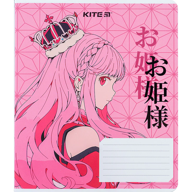 Тетрадь 18 л., кл., софт тач + УФ лак, Kite Anime, K24-236-2 11