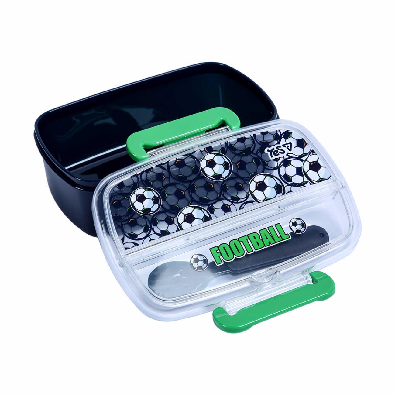 Контeйнер Yes "Football" 750 мл, з приладдям, 708794 1