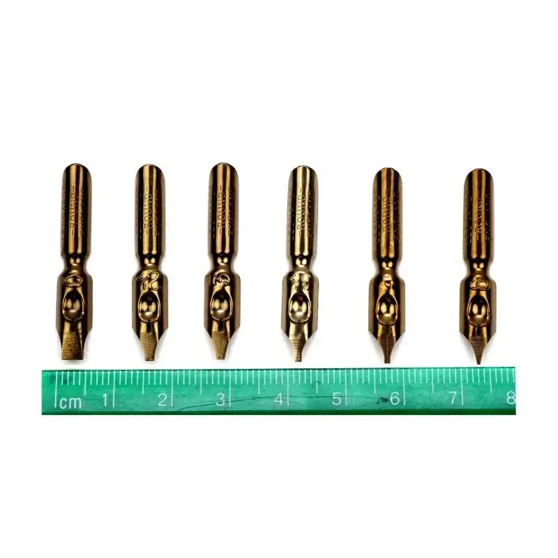 Перо д/каліграфії Leonardt Round Hand №3 бронзове, DP234BR/M-234BR Manuscript 2