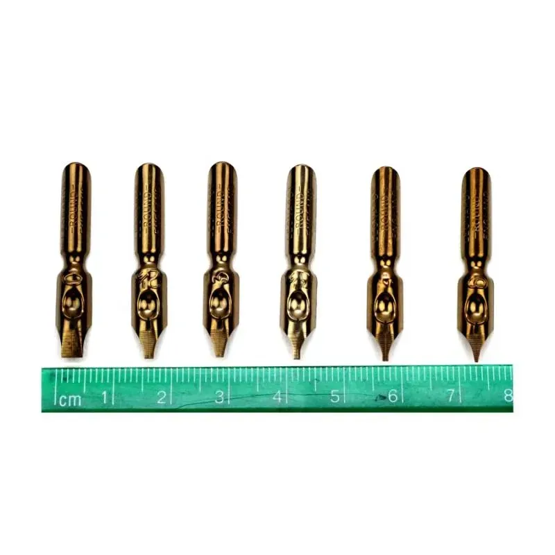 Перо д/каліграфії Leonardt Round Hand №3,5 бронзове, DP235BR/М-235BR Manuscript 3