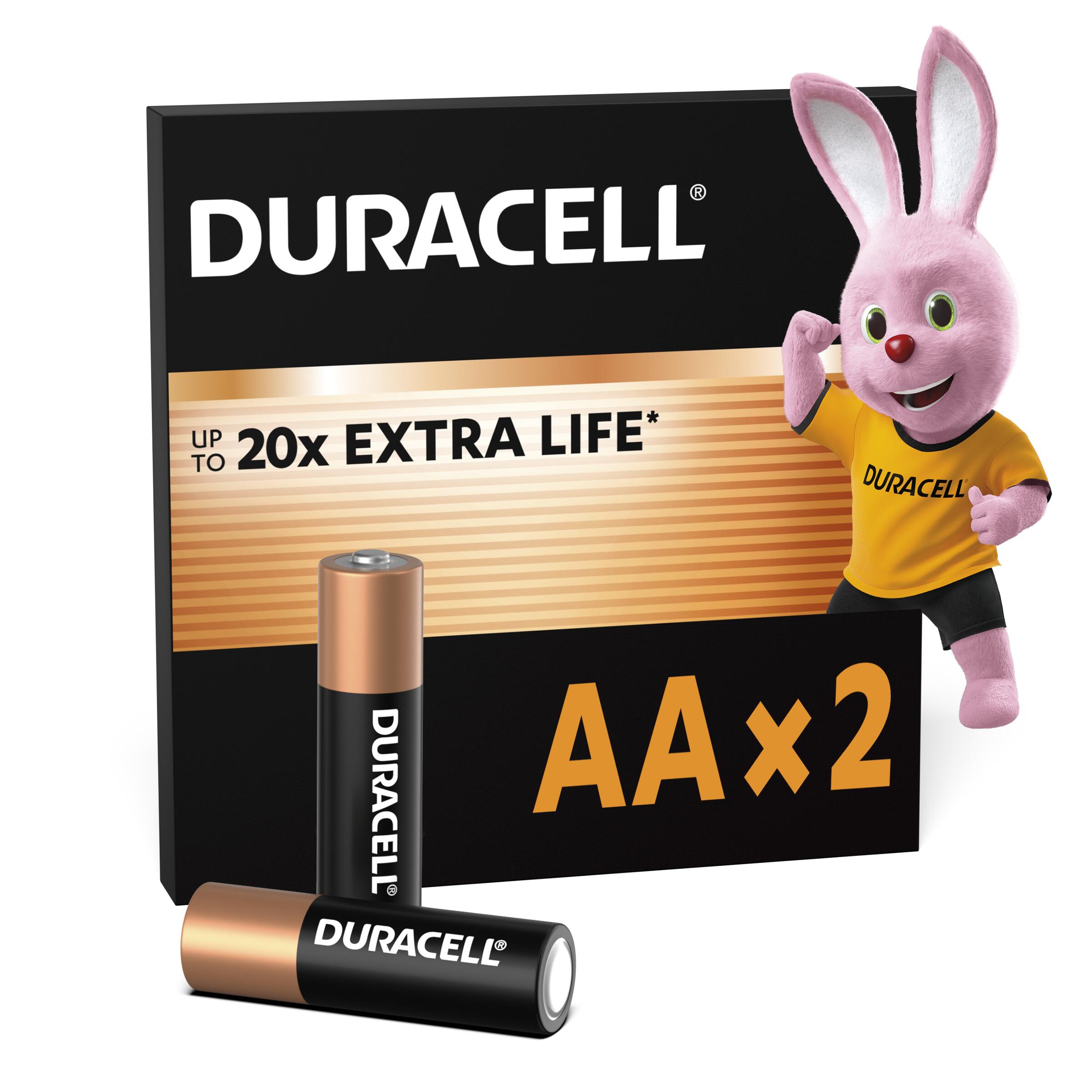 Батарейка лужна DURACELL AA LR06 MN1500 (2 шт/бл.) ціна вказ. за бл.