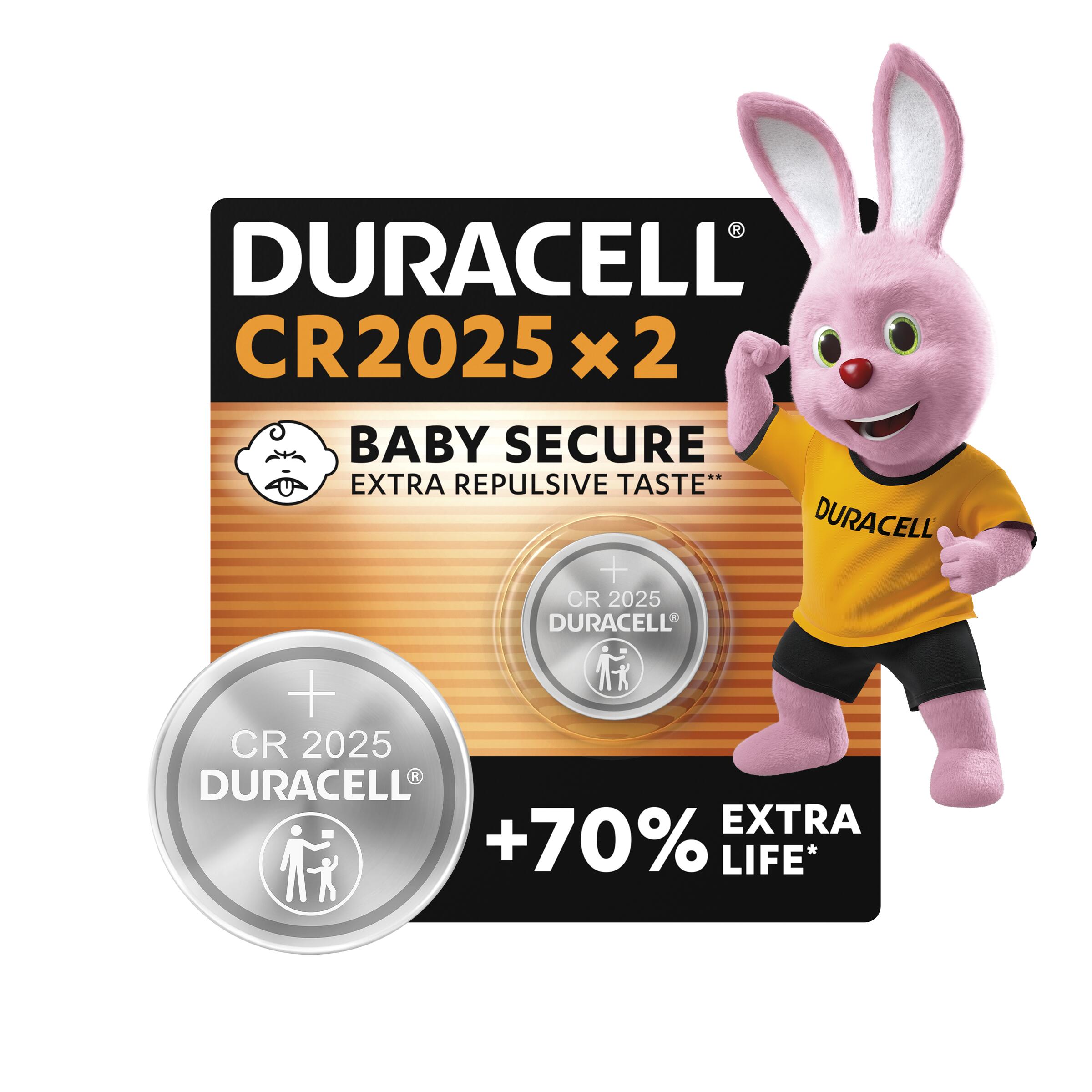 Батарейка спеціальна літієва DURACELL 3V DL2025/CR2025 (2 шт/бл.)