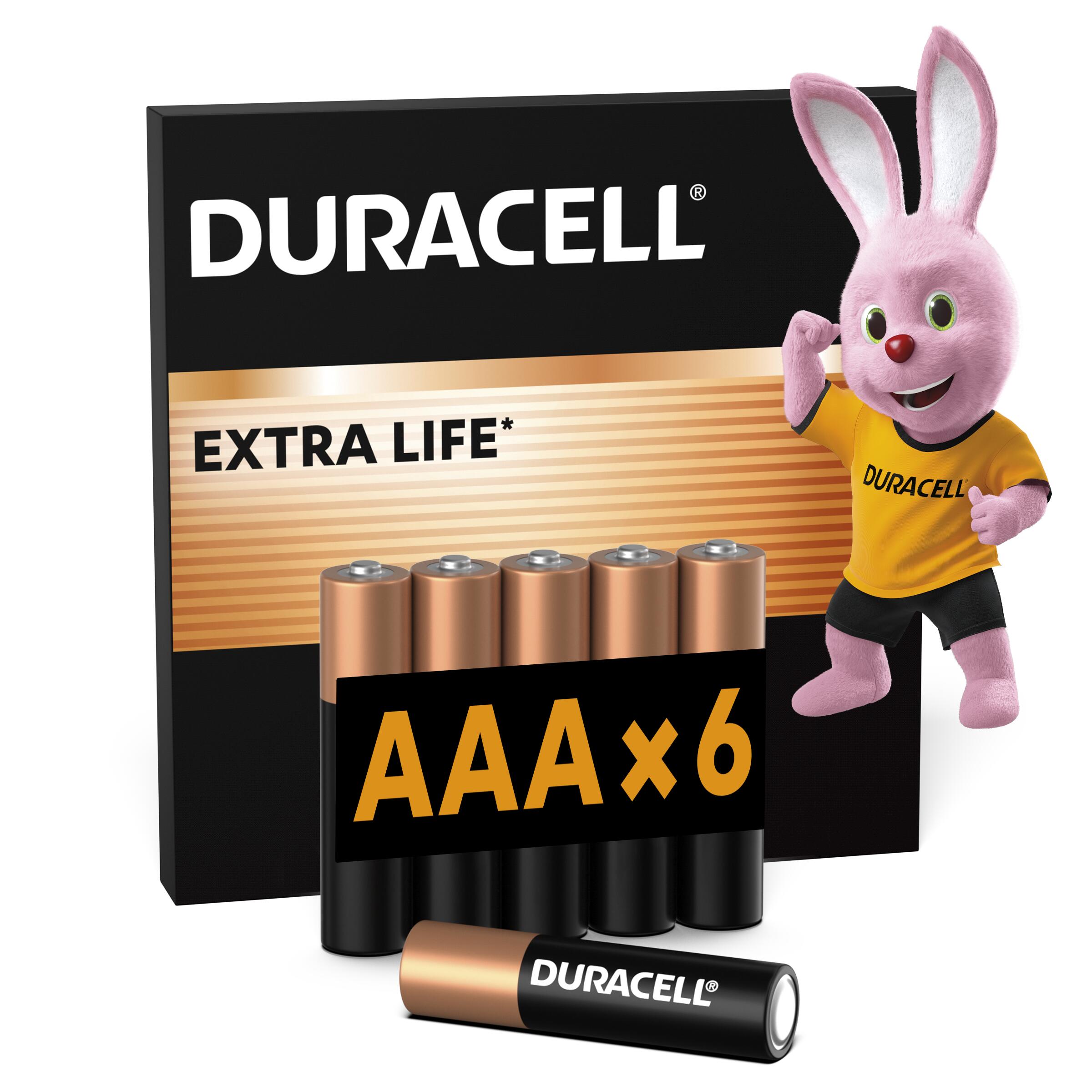 Батарейка лужна DURACELL AAA LR03 MN2400 (6 шт/бл.) ціна вказ. за бл.
