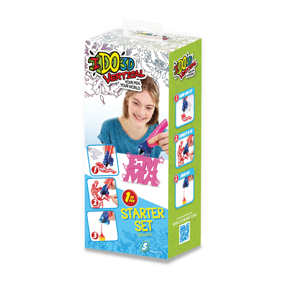 Набір для дитячої творчості з 3D-маркером - Алфавіт, 155836