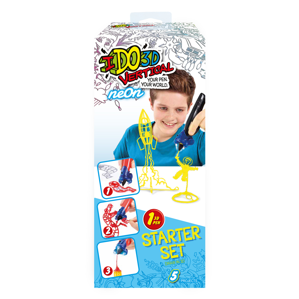 Набір для дитячої творчості з 3D-маркером - Космос, 155833 1