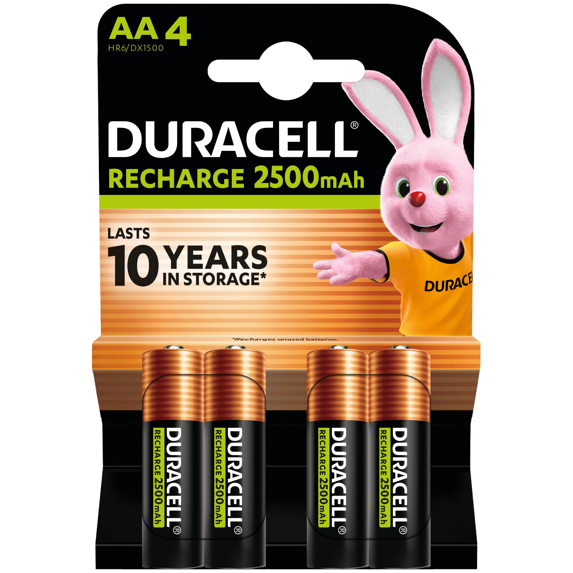 Акумулятор DURACELL HR6 AA 2500mAh (4 шт/бл.) ціна вказ. за бл. 1