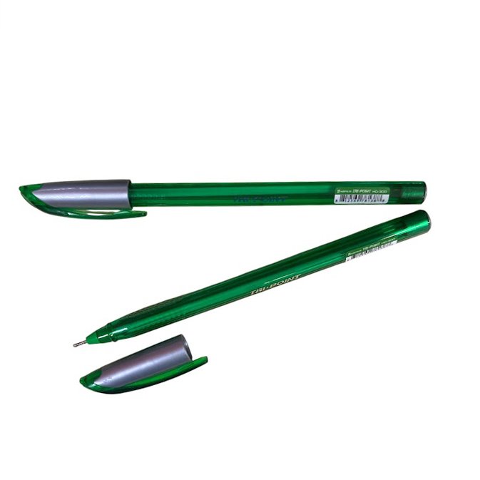 Ручка масляна HIPER TRI POINT HO-300  0,7 мм (зелена)