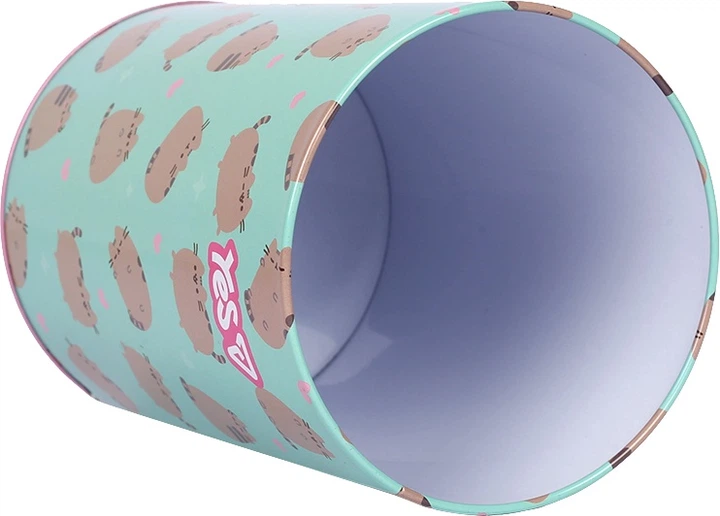 Настільний контейнер для сміття Yes “Pusheen” металевий, 10*18 см, 708571 2