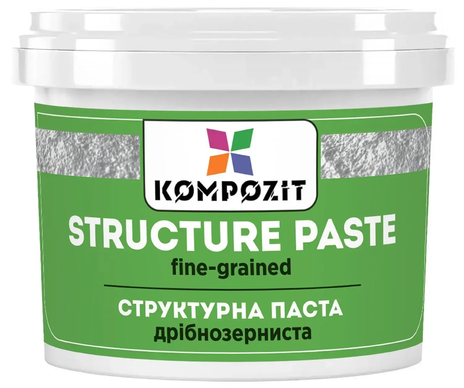 Паста структурна дрібнозерниста "ART Kompozit" 1 л, біла