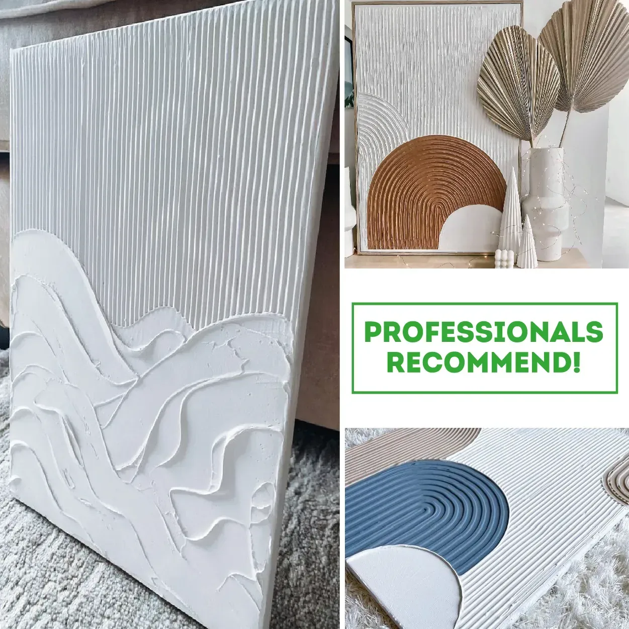 Паста структурна дрібнозерниста "ART Kompozit" 1 л, біла 6