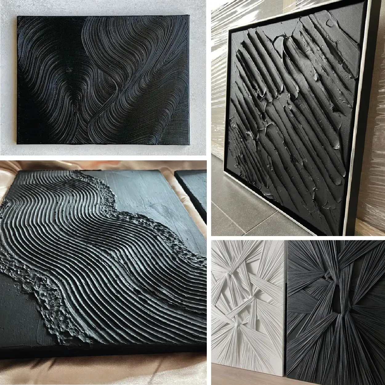 Паста структурна дрібнозерниста "ART Kompozit" чорний, 1 л 4