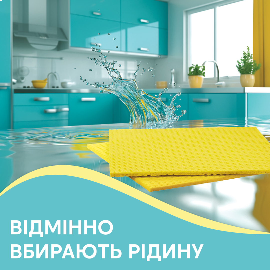 Серветки Pani Blysk  вологопоглинаючі 3 шт (18шт/ящ), 18402060 2