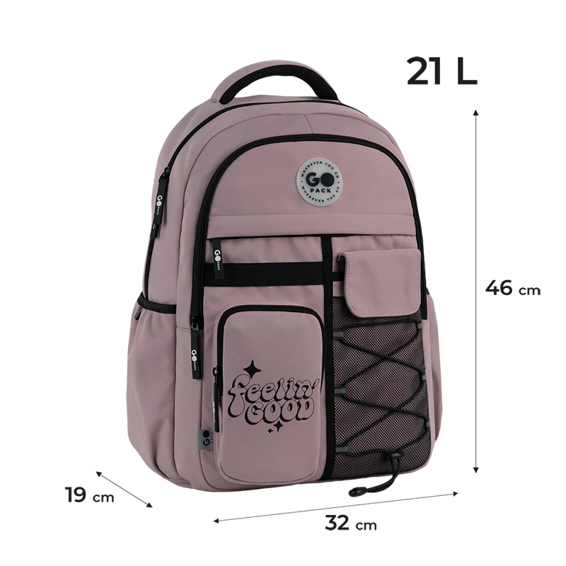 Рюкзак GoPack Education Teens 184 рожевий, GO26-184L-1 1