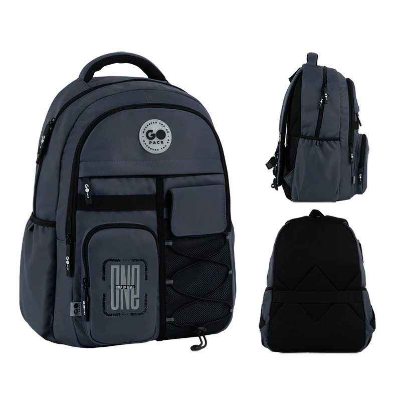 Рюкзак GoPack Education Teens 184 темно-сірий, GO26-184L-4