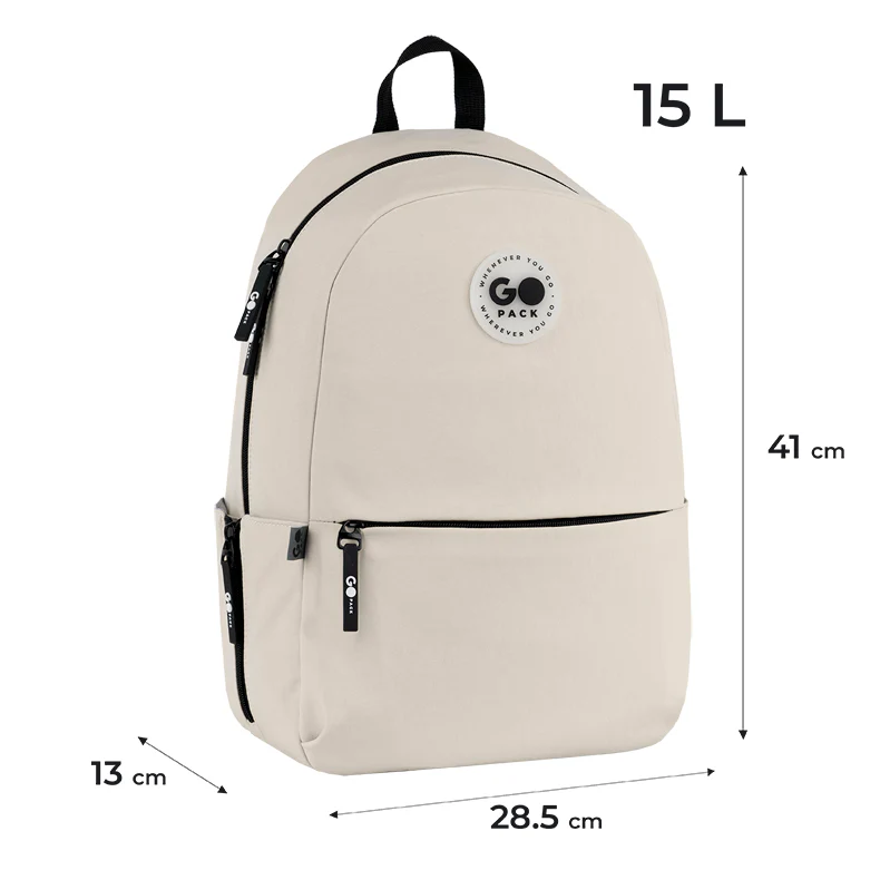 Рюкзак GoPack Education Teens 188M-1 бежевий, GO26-188M-1 1