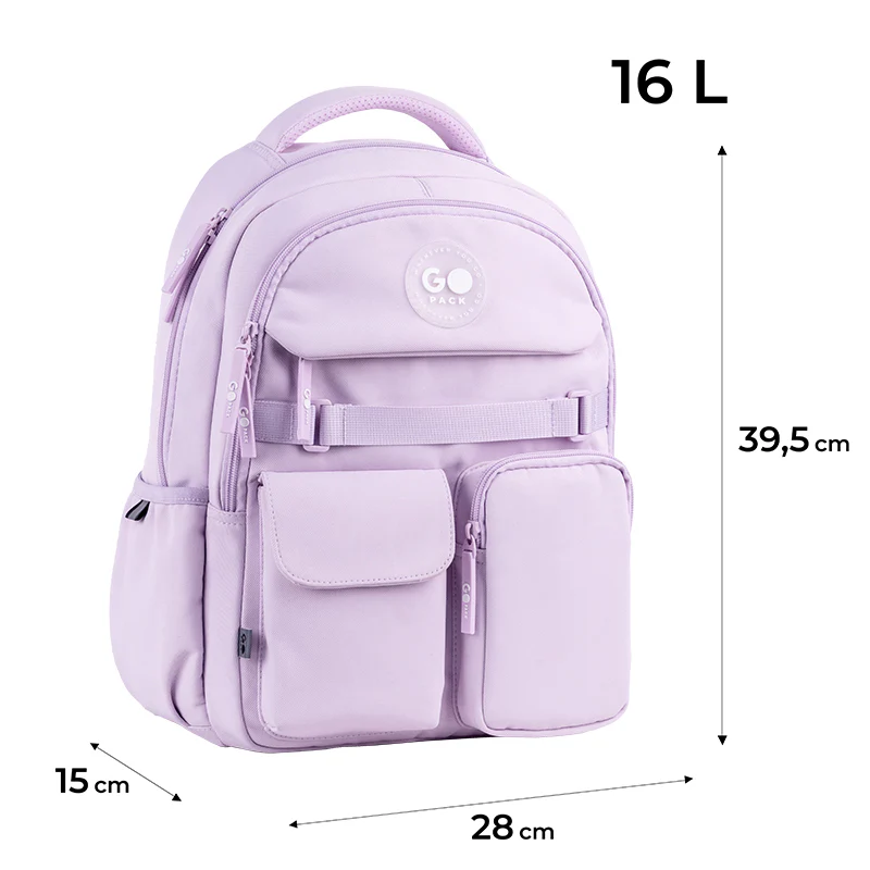 Рюкзак GoPack Education 183 бузковий, GO26-183M-1 1