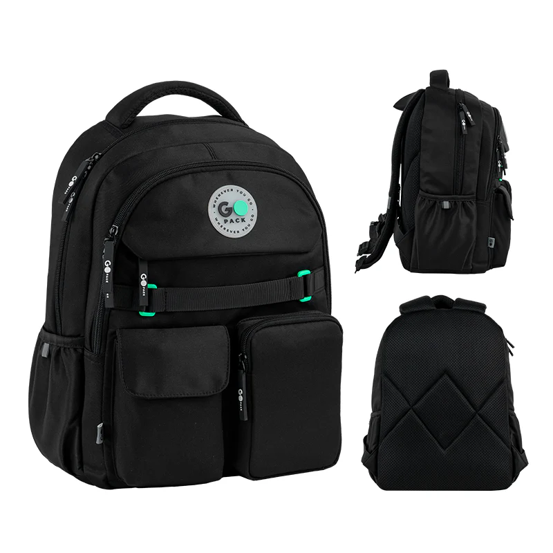 Рюкзак GoPack Education 183 чорний, GO26-183M-3