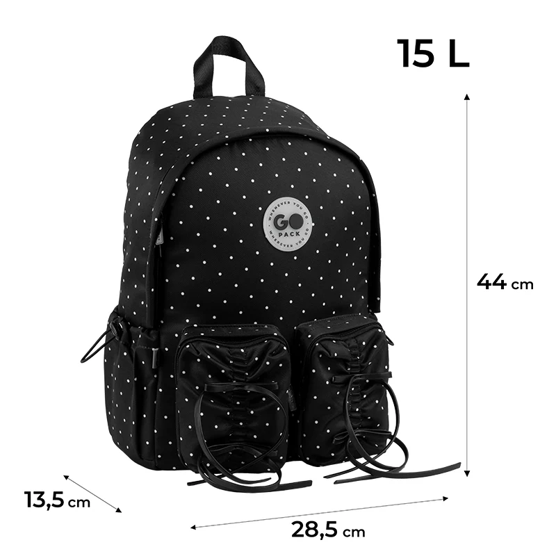 Рюкзак GoPack Education Teens 130L чорний, GO26-130L-3 1