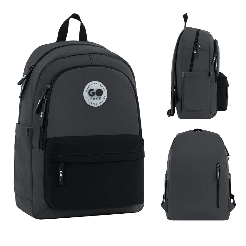 Рюкзак GoPack Education Teens 141L чорний, сірий, GO26-141L-4