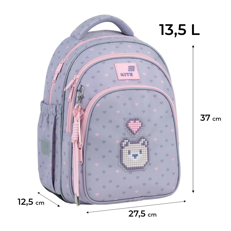 Рюкзак Kite Education 763S Pixel Love, K26-763S-1 2