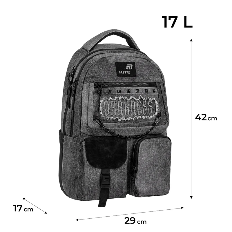 Рюкзак Kite Education teens 2587M Darkness, K26-2587M-5 2