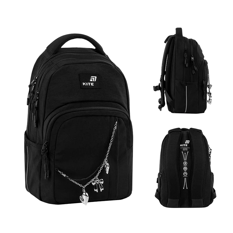 Рюкзак Kite Education teens 2578M Black&Charm, K26-2578M-1