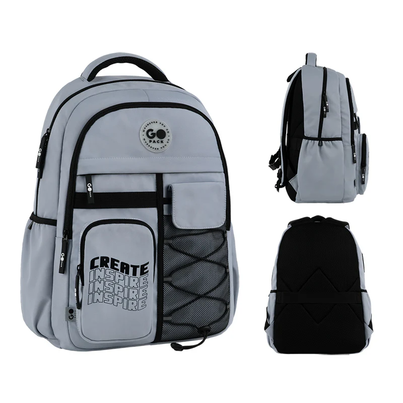 Рюкзак GoPack Education Teens 184 сірий, GO26-184L-2
