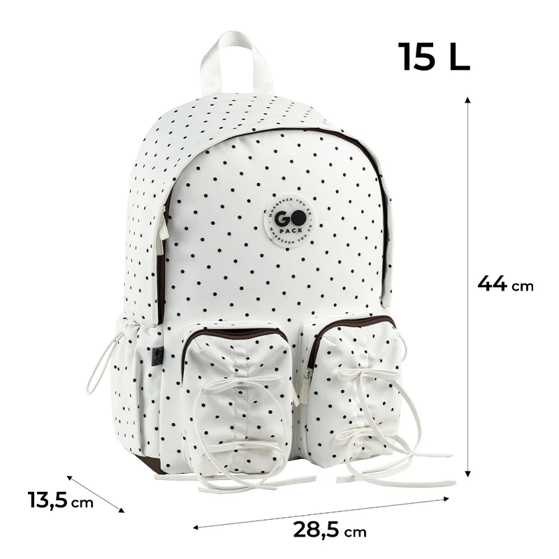 Рюкзак GoPack Education Teens 130L молочний, GO26-130L-1 1