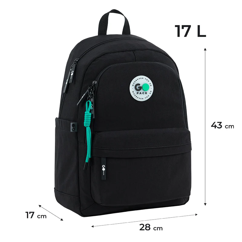 Рюкзак GoPack Education Teens 141L чорний, GO26-141L-3 1