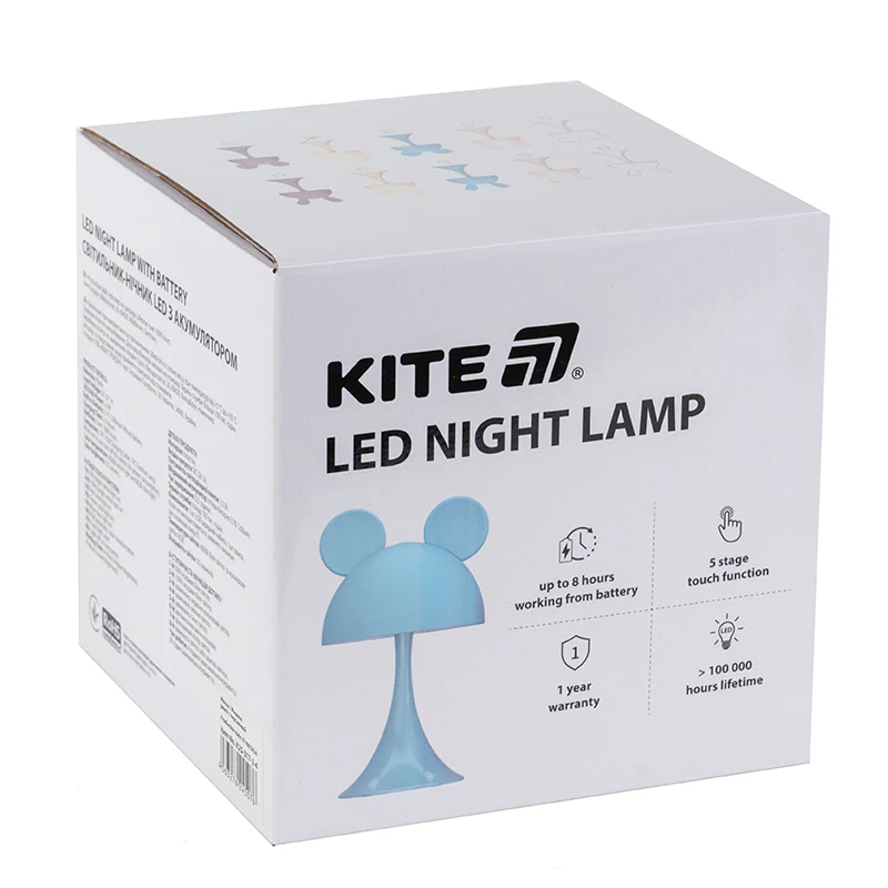 Світильник-нічник LED з акумулятором Simple Bunny,фіолетовий, K25-317-1-5 2
