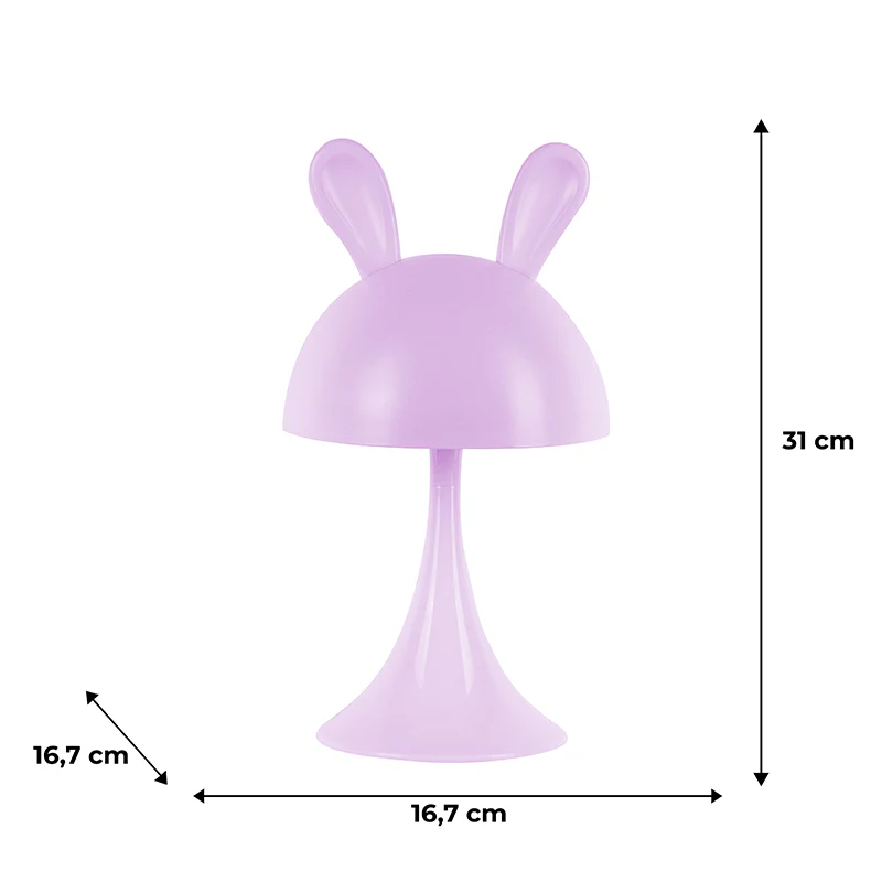 Світильник-нічник LED з акумулятором Simple Bunny,фіолетовий, K25-317-1-5 5