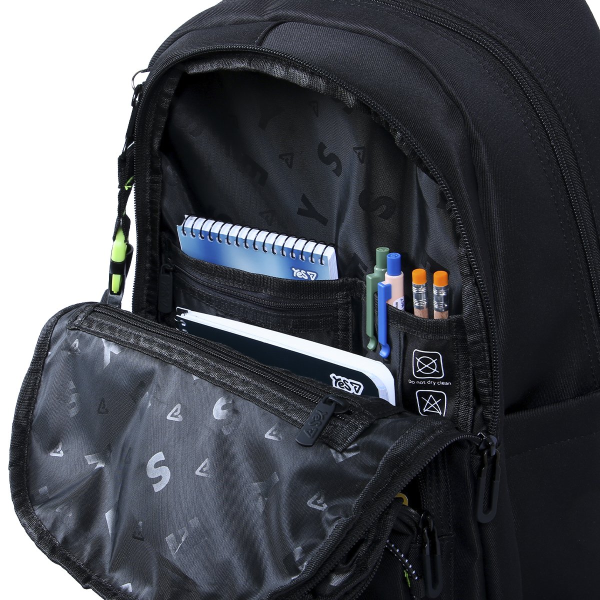 Рюкзак школьный Yes TS-43L "Just Black", 550480 8
