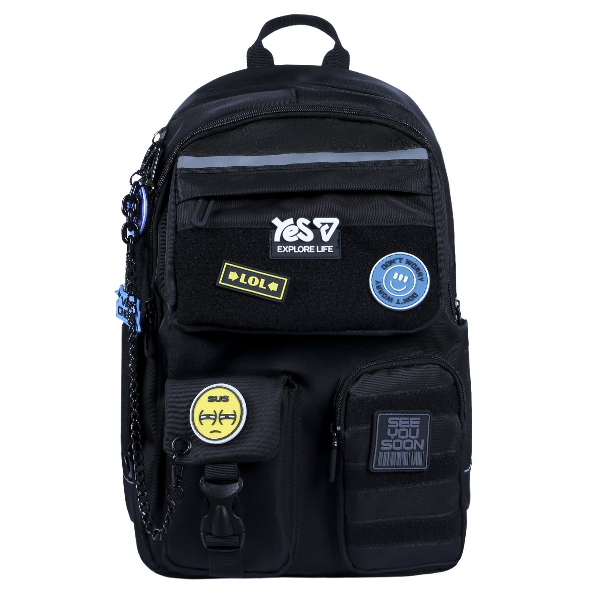 Рюкзак школьный Yes TS-43L "Vibe", 550344 1