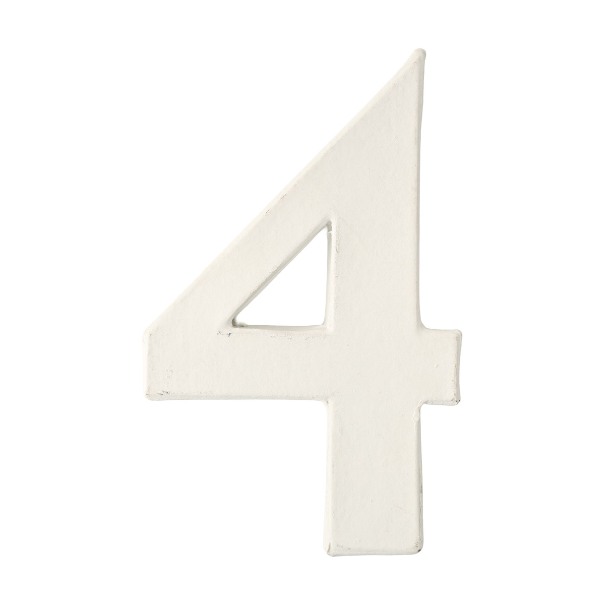 Заготівка з пап’є-маше Цифра "4" 1,5*7,5*12 см, AC344O ТМ "Clairefontaine"