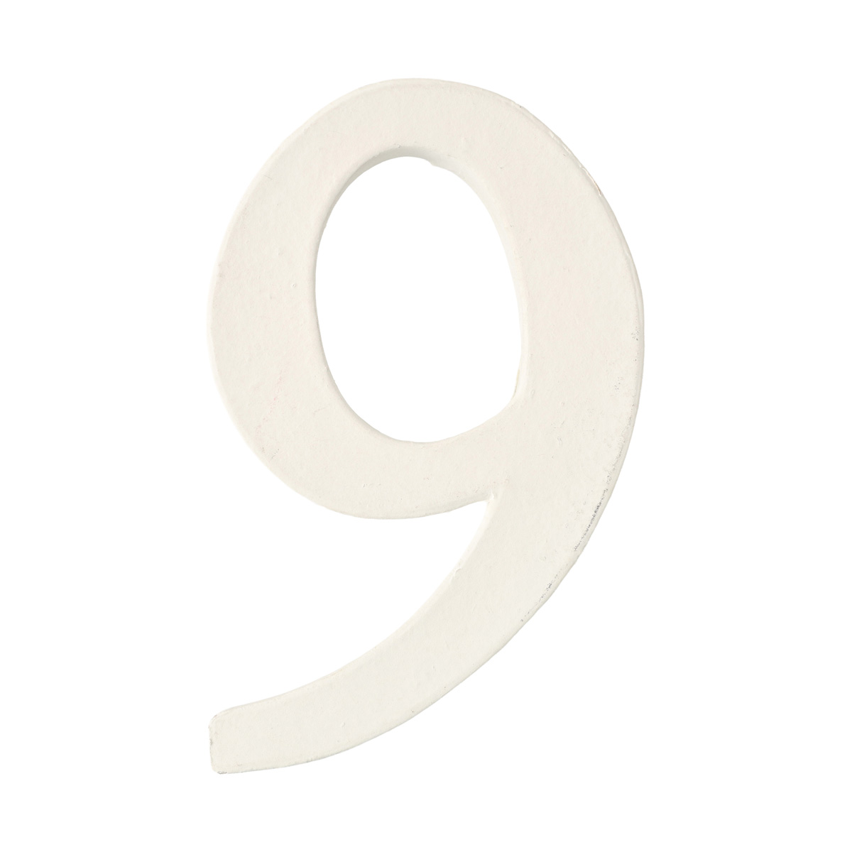 Заготовка из папье-маше Цифра "9" 1,5*8*12 см, AC349O ТМ "Clairefontaine"
