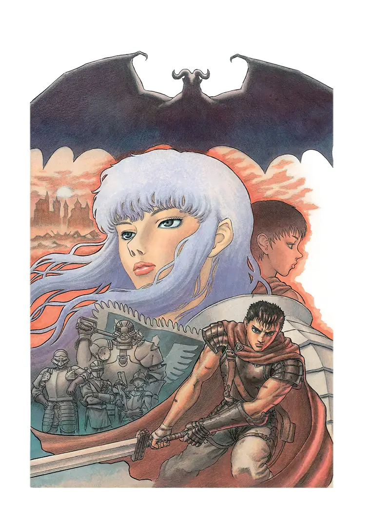 Книга комикс "Манга. Берсерк. Том 3" (у) (6463) 1