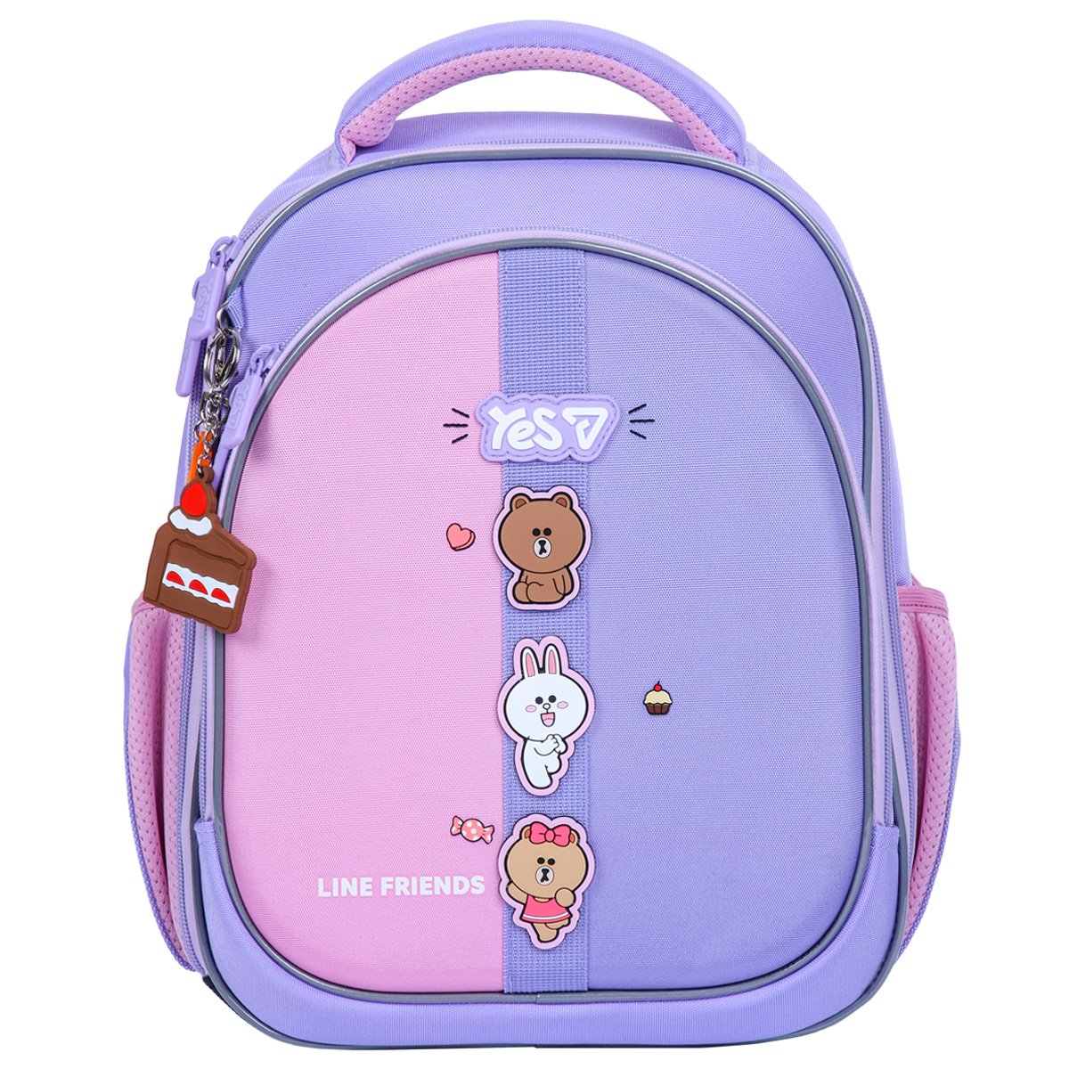 Рюкзак шкільний напівкаркасний Yes S-109S "Line Friends Always Together", 550231 1
