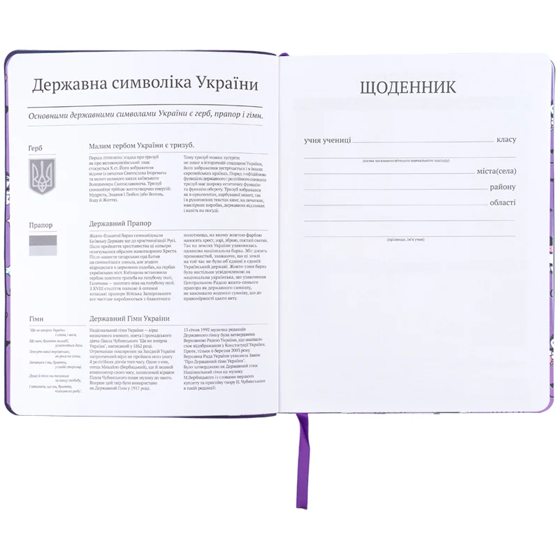 Щоденник шкільний, м’яка обкл. PU, HK-2, HK26-283-2 3