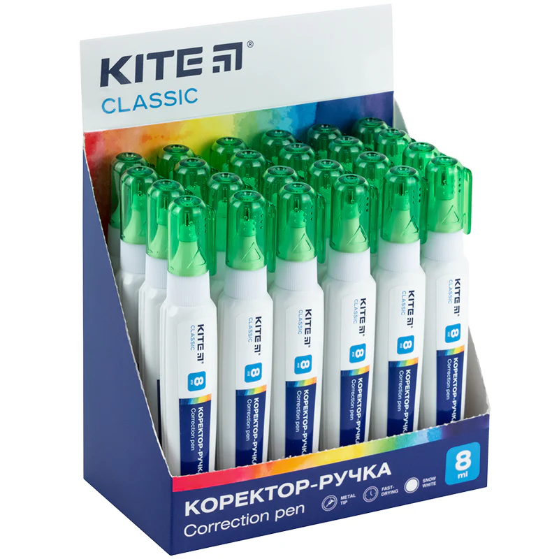 Коректор-ручка, 8 мл Kite Classic, K-012 1