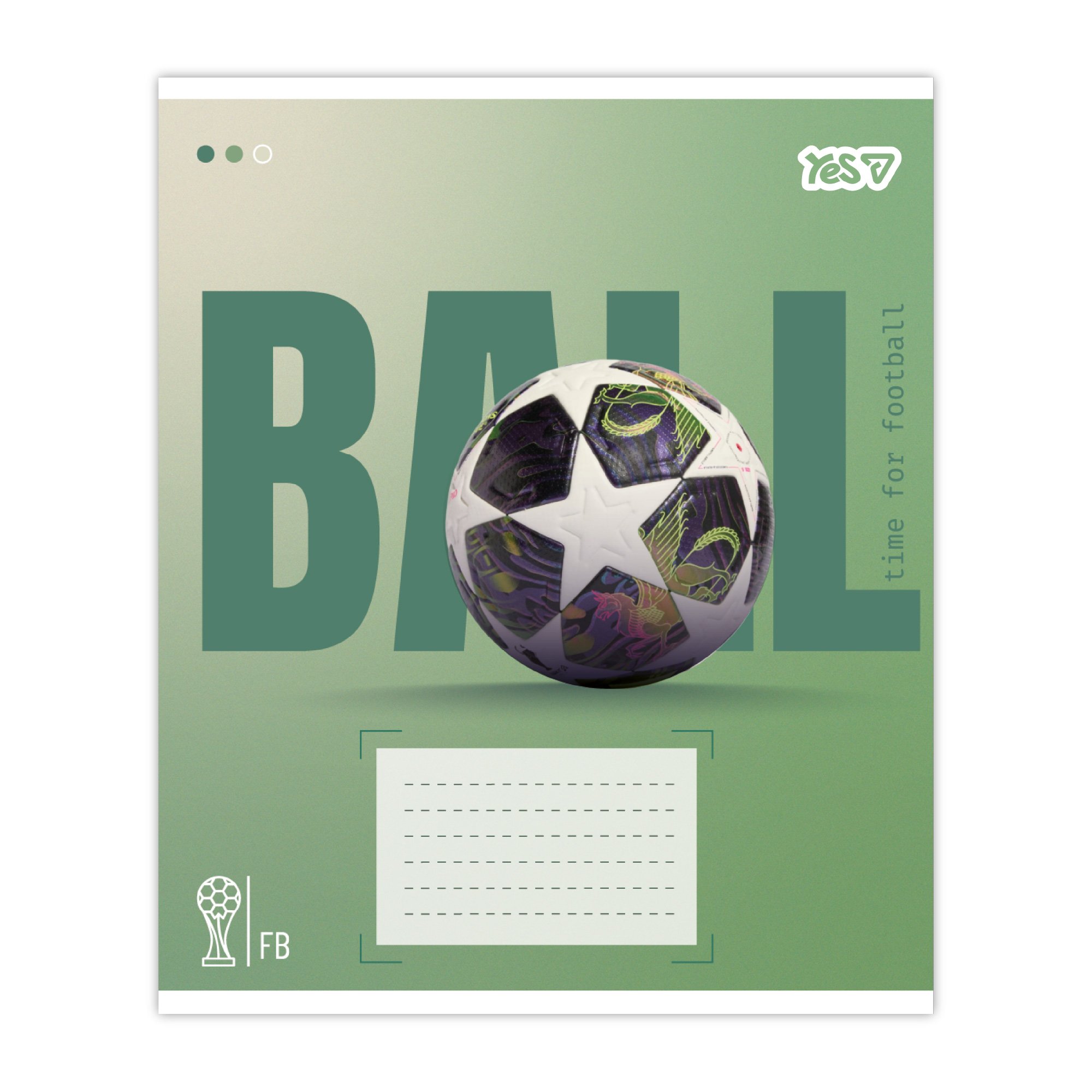 Зошит 24 лін. Yes "Ball", 768682 3