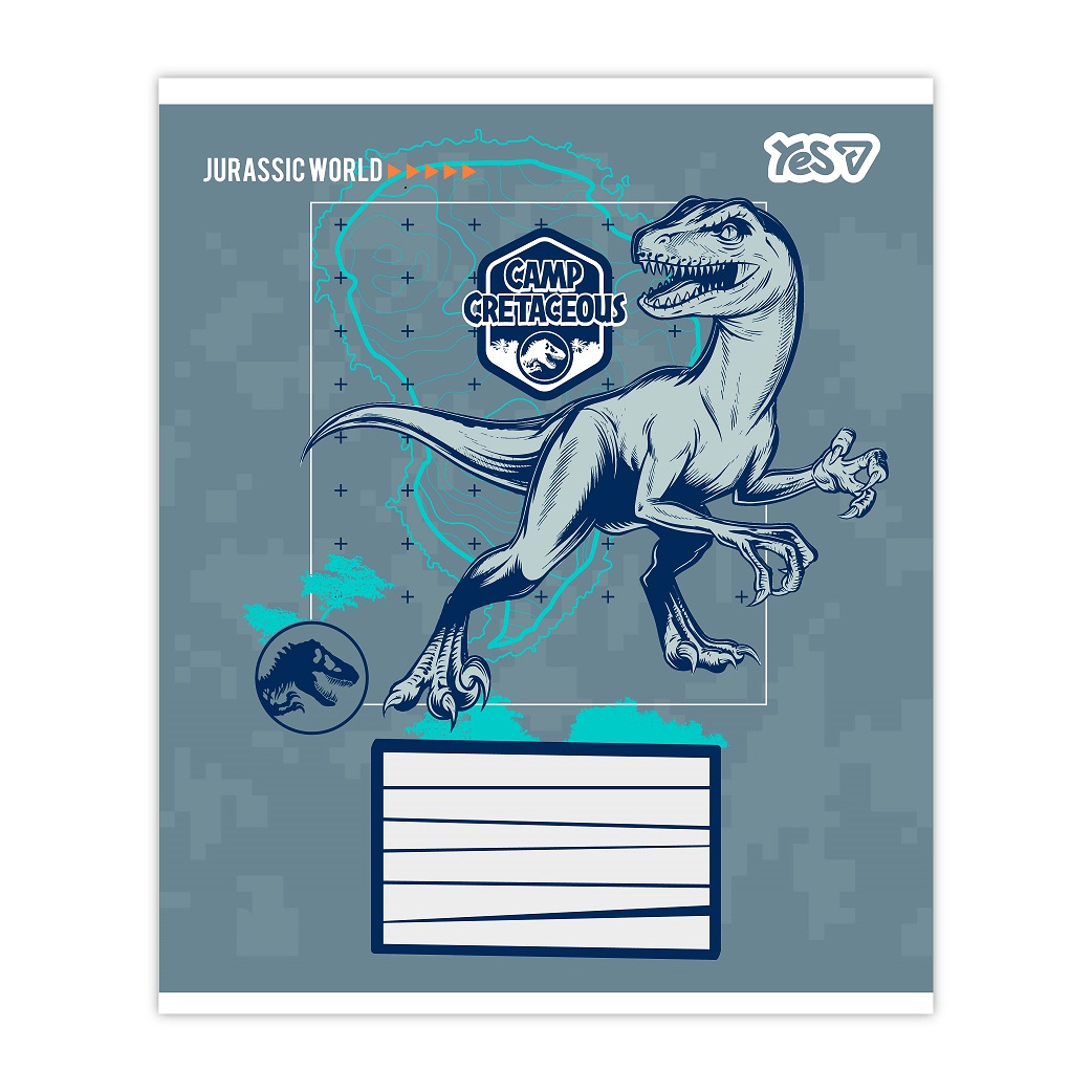 Зошит 24 лін. Yes "Jurassic World. Camp cretaceous", 768817 1
