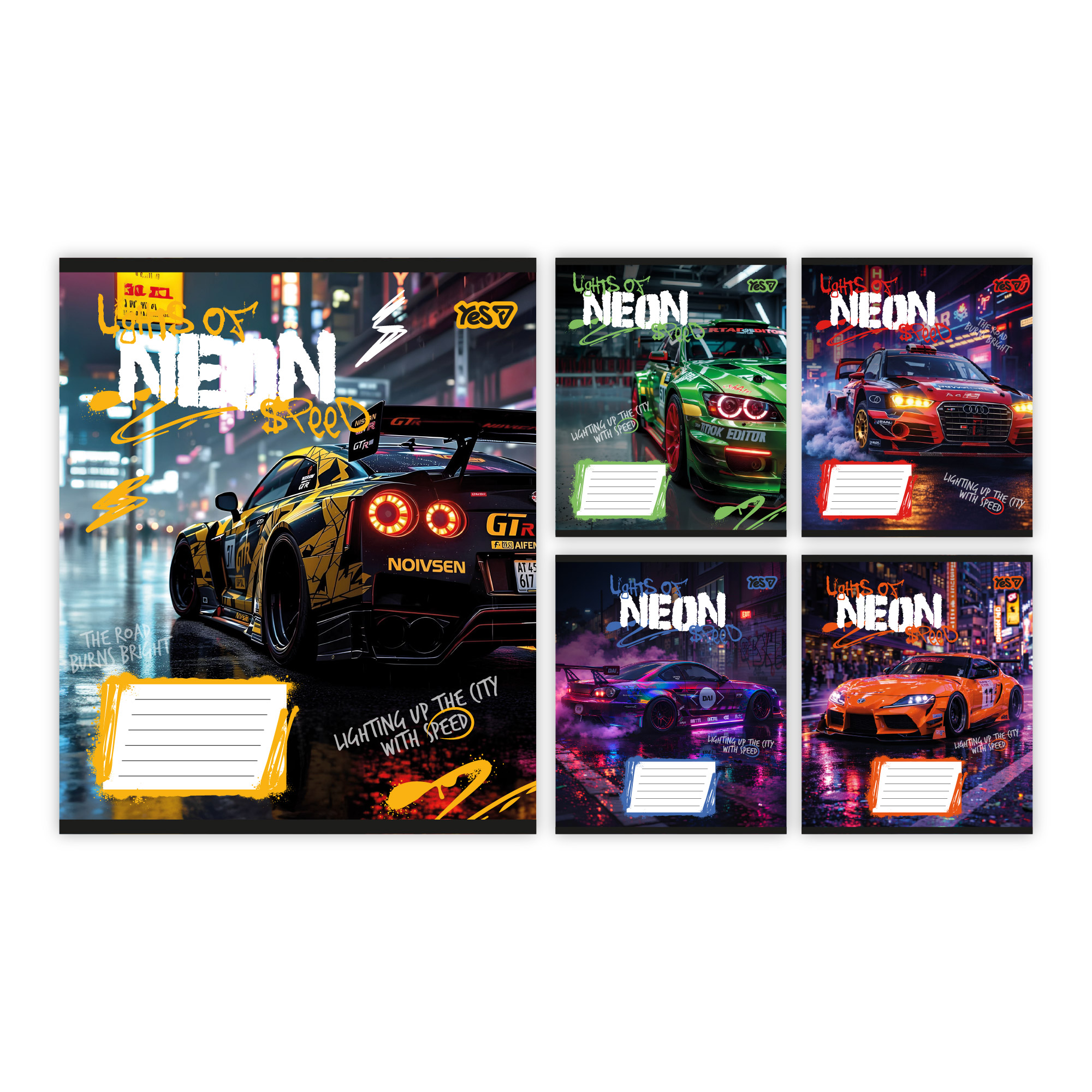 Зошит 24 лін. Yes "Neon", 768813