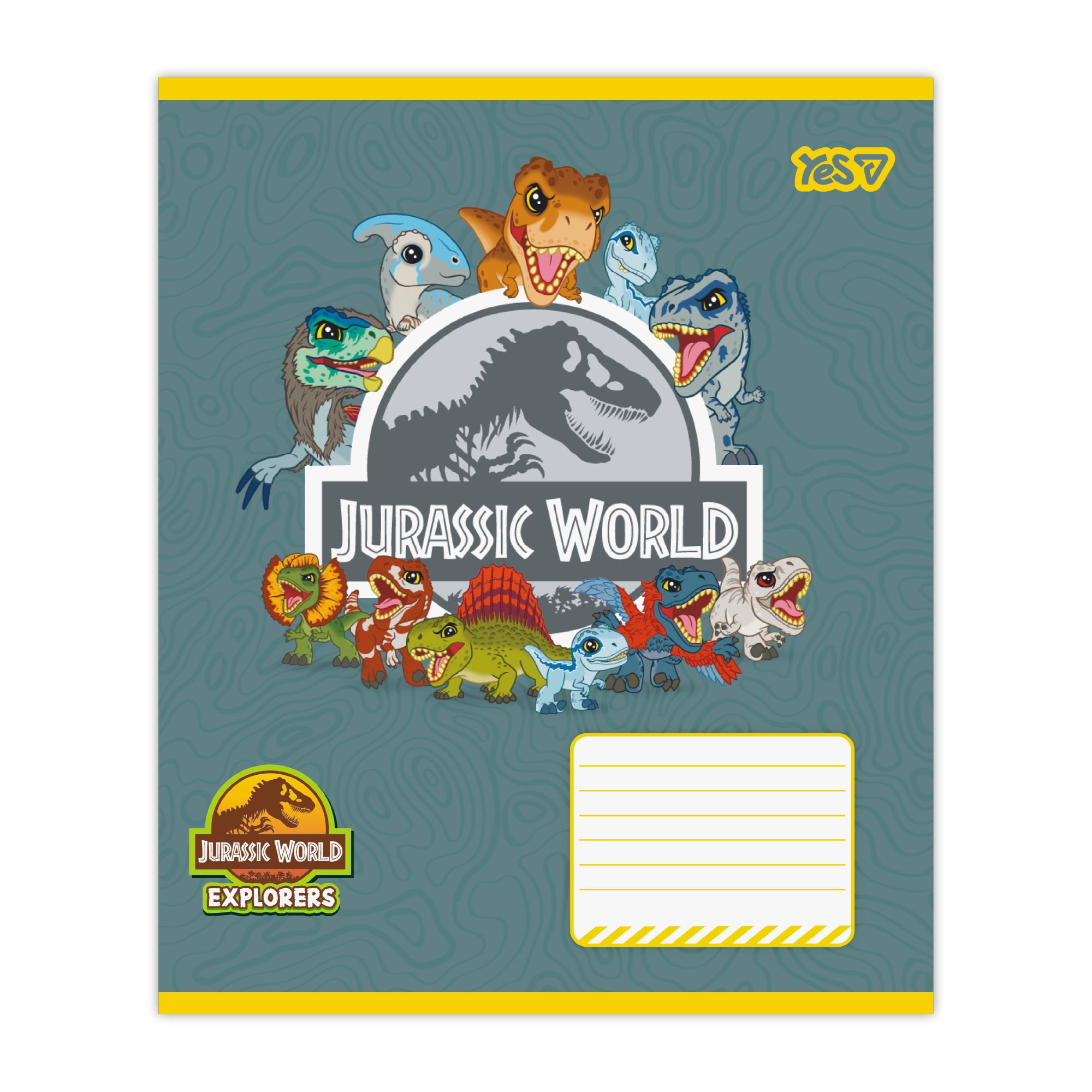 Тетрадь 12 кос. Yes "Jurassic World. Dino", 768713 4