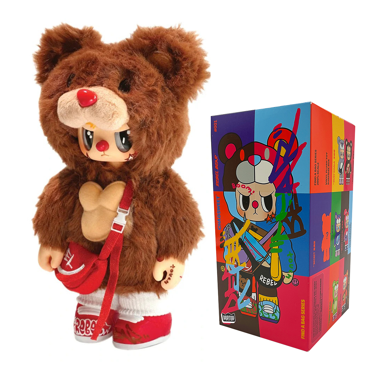 Коллекционная игрушка Pop Top Rebel Bear серии "Find A Bag" - Кул Бой (в дисп., в асс.), CSRB005